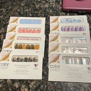 Lot of Color Street nail polish colors